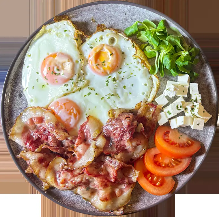 Jaja na oko sa slaninom